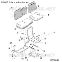 SEAT ASM. AND SLIDER