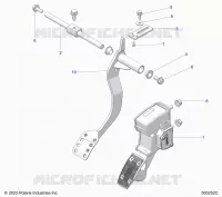 CONTROLS, FOOT CONTROLS AUTO- T24AARHB (500252C)