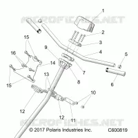 STEERING, H-BAR, STEERING POST, GRIPS