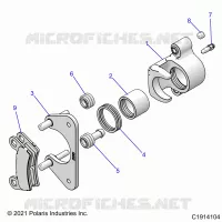 BRAKES, REAR CALIPER