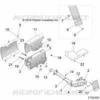 ENGINE, EXHAUST SYSTEM