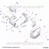ENGINE, EXHAUST SYSTEM