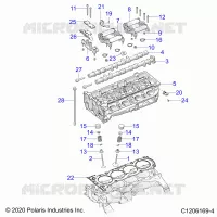 ENGINE, HEAD ASM AND VALVES