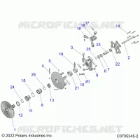 DRIVE TRAIN, PRIMARY CLUTCH