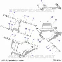 REAR SUSPENSION CONTROL ARMS