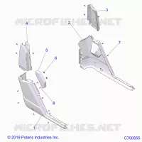 REAR BODYWORK FENDERS