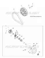 DRIVE TRAIN, SECONDARY CLUTCH