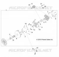 DRIVE TRAIN, PRIMARY CLUTCH