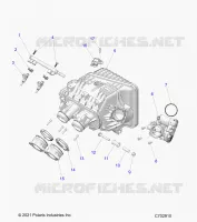 ENGINE, INTAKE MANIFOLD, THROTTLE BODY, FUEL RAIL