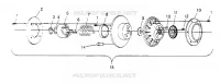 DRIVEN CLUTCH ASSEMBLY  440 XCR SP X951660 (4932833283C002)