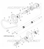 DRIVE TRAIN, REAR AXLE   HOUSING