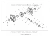 DRIVE TRAIN, REAR GEARCASE INTERNALS (BUILT 12/02/08 AND AFTER)