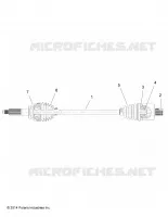 DRIVE TRAIN, REAR DRIVE SHAFT (TO 7/3/2017)