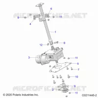 STEERING POST  AND EPS