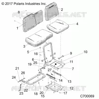 SEAT ASM. AND SLIDER