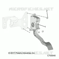 ENGINE, THROTTLE PEDAL