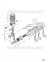 ENGINE, PISTON AND CRANKSHAFT