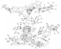 ENGINE MOUNTING  SPORTSMAN 500 W97CH50A (4939993999A011)