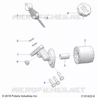OIL FILTER AND DIPSTICK