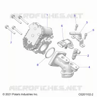 ENGINE, THROTTLE BODY AND FUEL RAIL