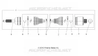 DRIVE TRAIN, REAR DRIVE SHAFT