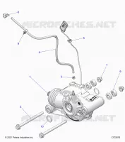 DRIVE TRAIN, FRONT GEARCASE MOUNTING