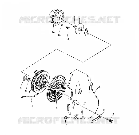 RECOIL STARTER 500 SPX (4922552255042A)