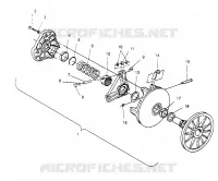 DRIVE CLUTCH ASSEMBLY XLT 0950756, XLT SKS 0950556,  XLT SKS EURO E950556   (4928842884C003)