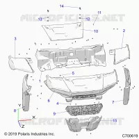 HOOD AND FRONT FACIA