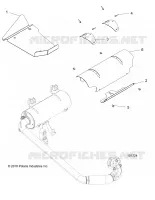 EXHAUST SYSTEM, SHIELDS