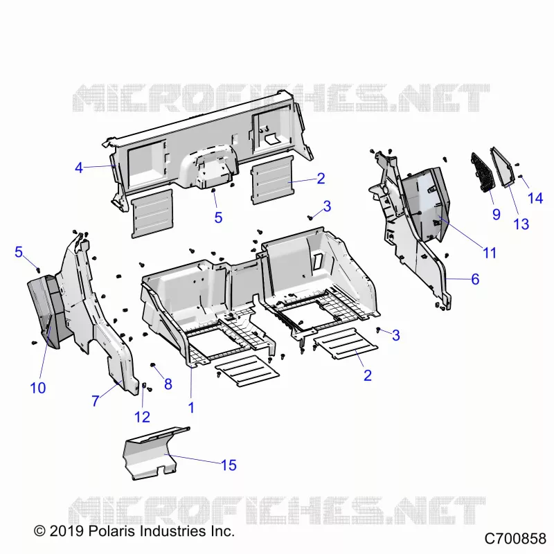 REAR BODYWORK CLOSEOFF AND FENDERS