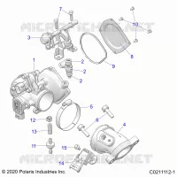 ENGINE, THROTTLE BODY AND FUEL RAIL