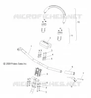 STEERING, HANDLEBAR MOUNTING (DRAGON)