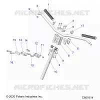 UPPER STEERING & HANDLEBAR ASM.