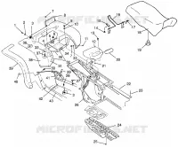 REAR CAB   SEAT XPLORER 300 W969130 (4935903590A006)