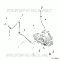 DRIVE TRAIN, FRONT GEARCASE MOUNTING