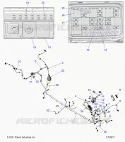 ELECTRICAL, WIRE HARNESS, CHASSIS, STANDARD