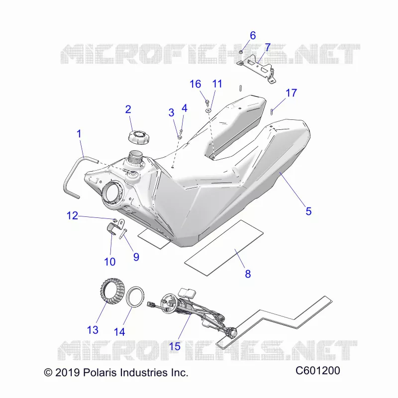 FUEL SYSTEM, FUEL TANK ASM.