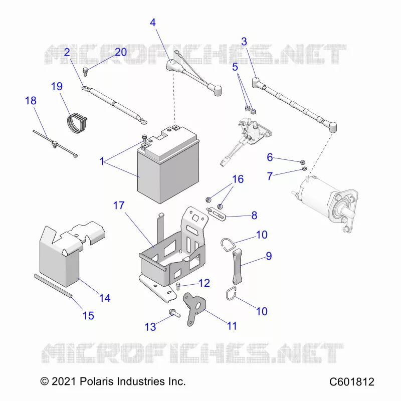 ELECTRICAL, BATTERY BOX  ASM.