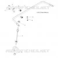 SUSPENSION, TORSION BAR, REAR