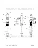 SUSPENSION, REAR SHOCK TRACK, VELOCITY
