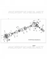 DRIVE TRAIN, FRONT GEARCASE INTERNALS