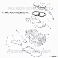 CYLINDER AND PISTON