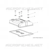 ENGINE, VALVE COVER