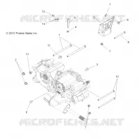 DRIVE TRAIN, MAIN GEARCASE MOUNTING