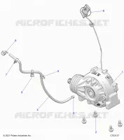 DRIVE TRAIN, FRONT GEARCASE MOUNTING