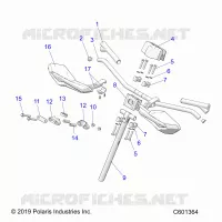 UPPER STEERING & HANDLEBAR ASM.