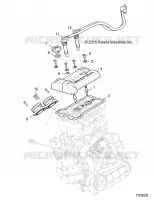 THROTTLE BODY AND VALVE COVER