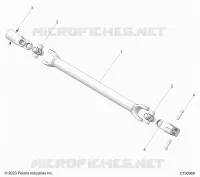 DRIVE TRAIN, FRONT PROP SHAFT