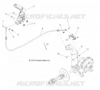 PARKING BRAKE BRAKE ASM.